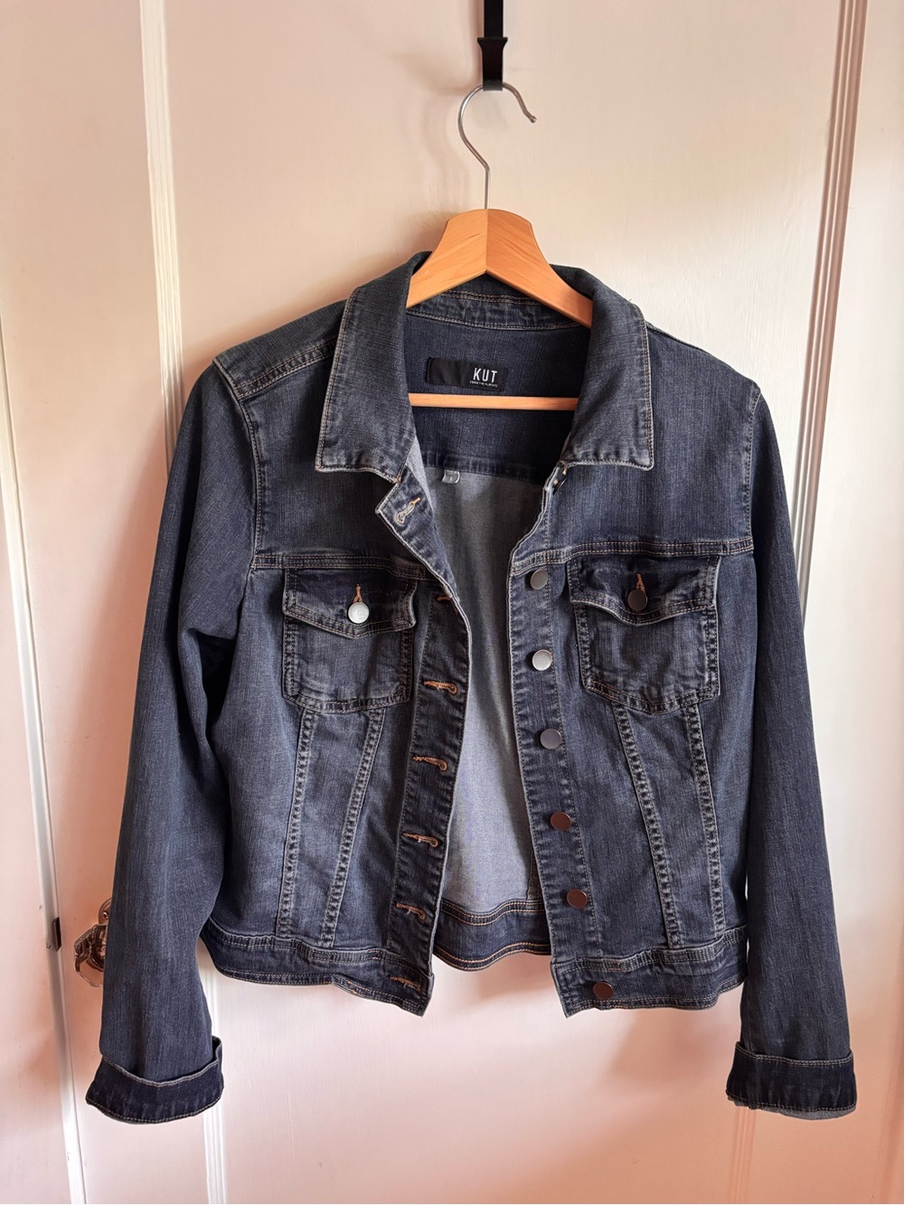 Kut from the Kloth Indigo Blue Denim Jacket - Women's Jean Jacket